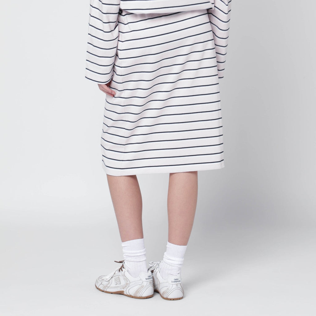 Rotate Lilac Striped Pencil Skirt Women