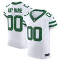 New York Jets White Vapor F.U.S.E. Elite Custom Jersey