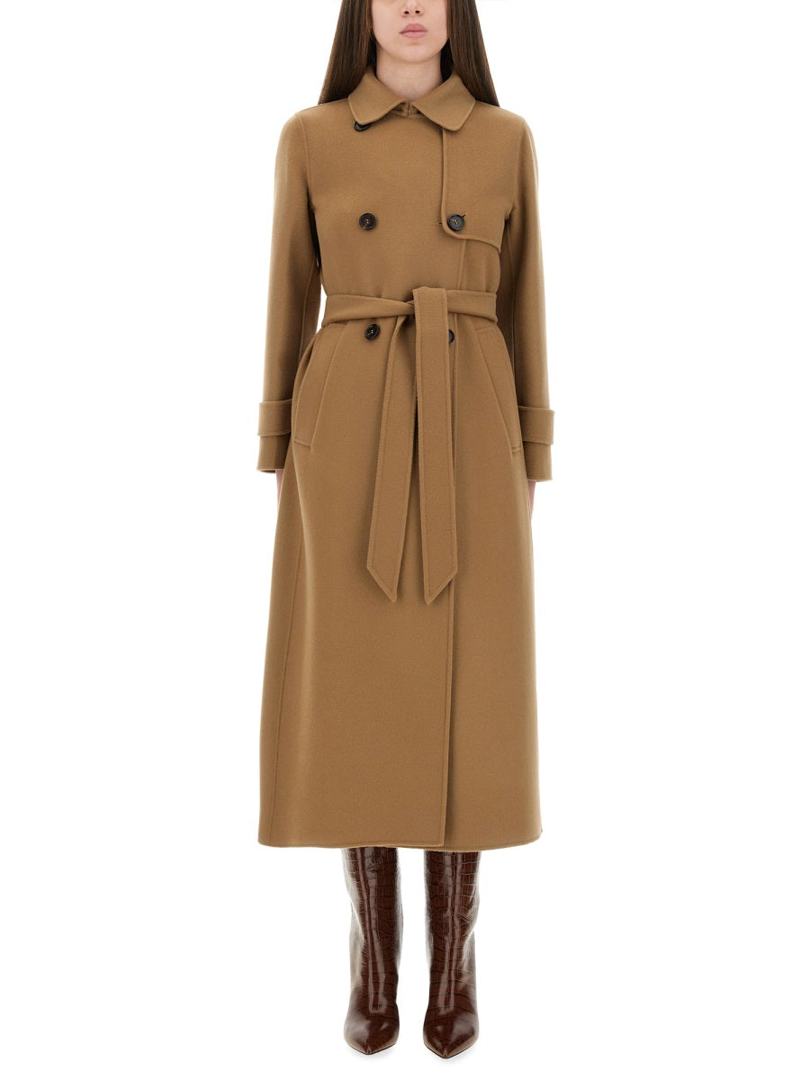 S Max Mara Women Double-Breasted Coat "Sem"