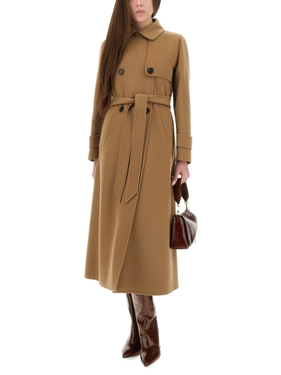 S Max Mara Women Double-Breasted Coat "Sem"