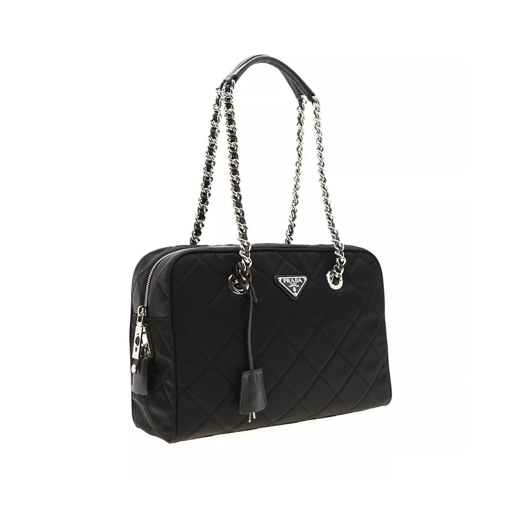 Prada Quilted Nylon Shoulder Bag Women