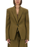 The Attico Women Gabardine Jacket