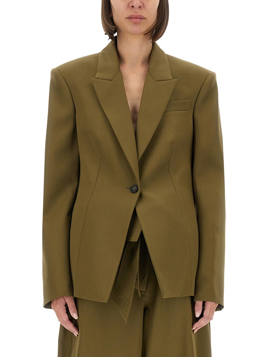 The Attico Women Gabardine Jacket