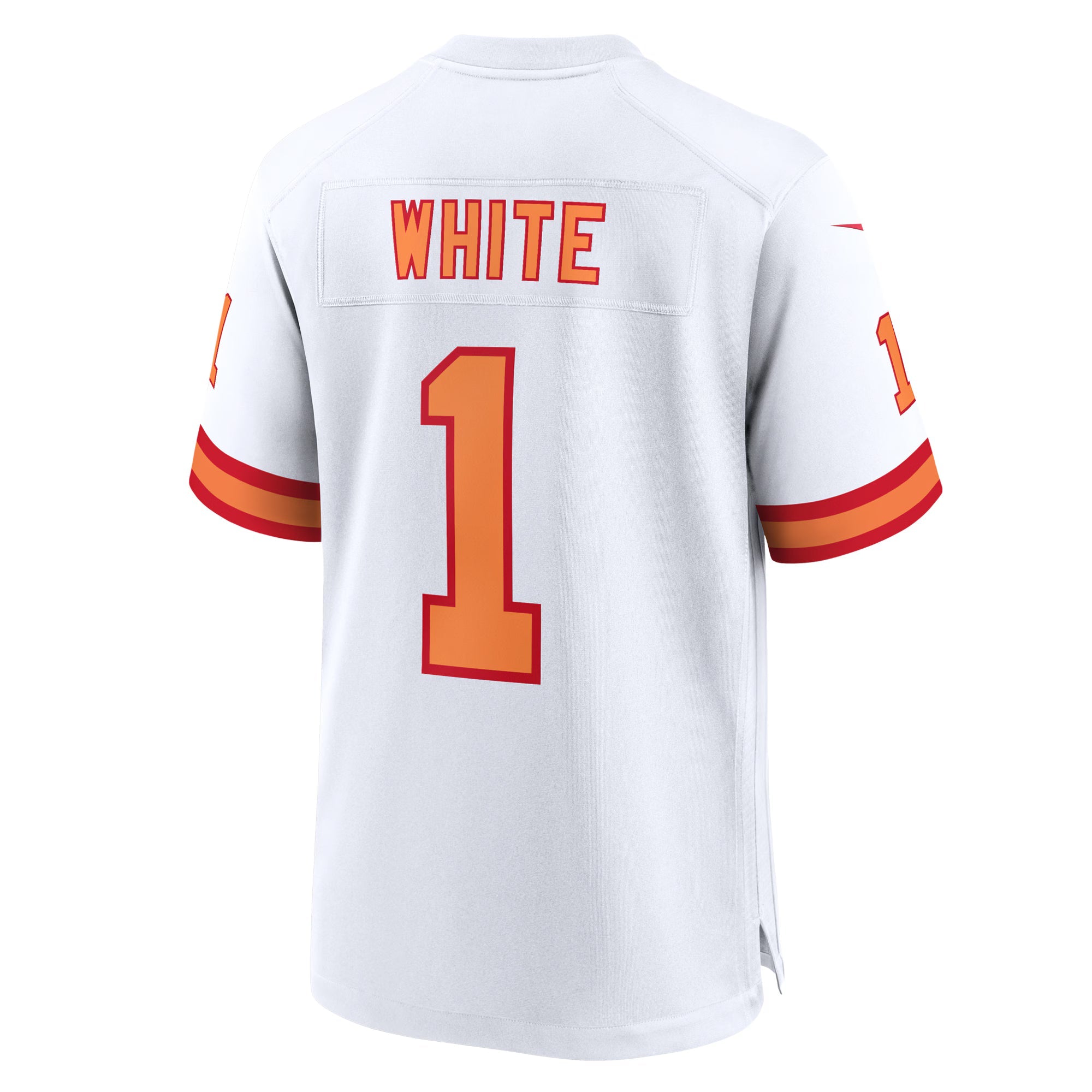 76 Tampa Bay Buccaneers Rachaad White White 50th Season Game Jersey