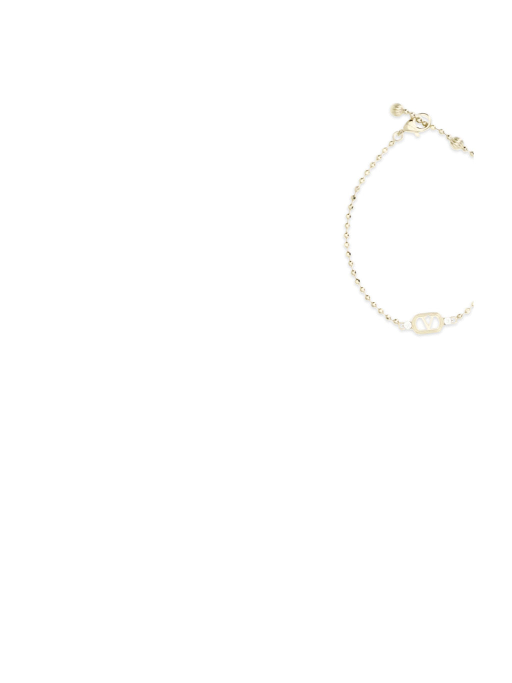 Valentino Garavani Women Ovalette Bracelet In Metal And Swarovski® Crystals