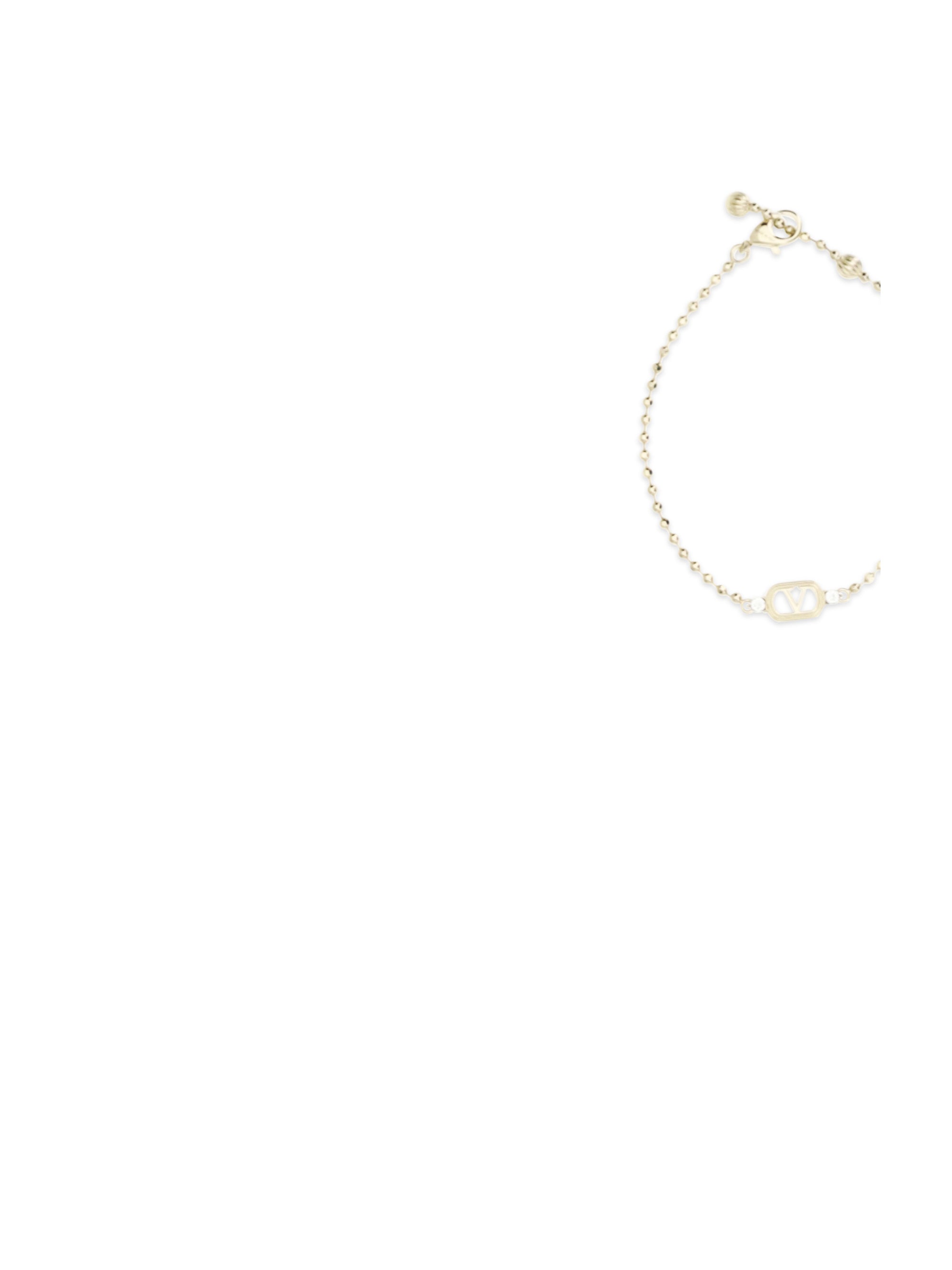 Valentino Garavani Women Ovalette Bracelet In Metal And Swarovski® Crystals