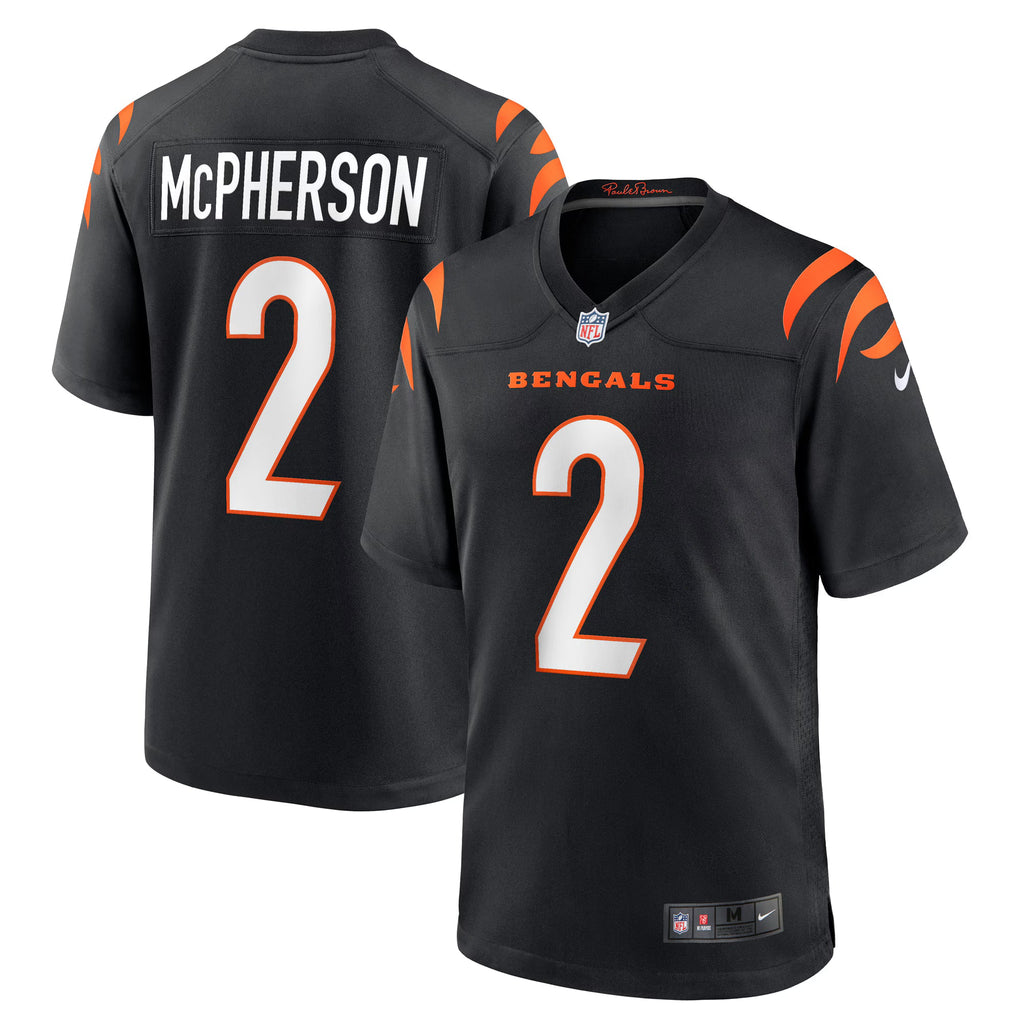 Cincinnati Bengals Evan McPherson Black Game Jersey