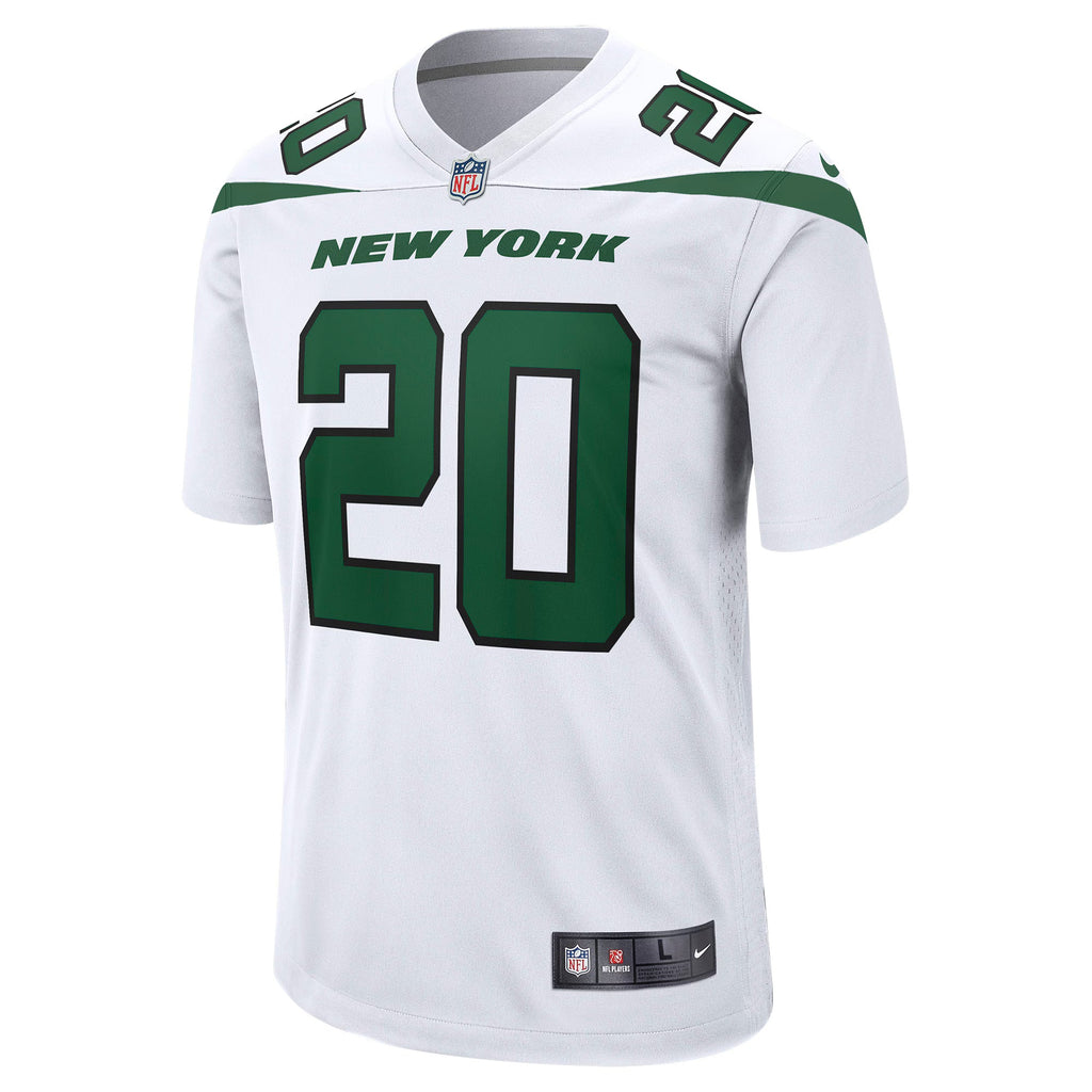 New York Jets Breece Hall White Away Game Player Jersey