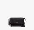 NWT Kate Spade Leila Mini Crossbody Leather Bag In Black
