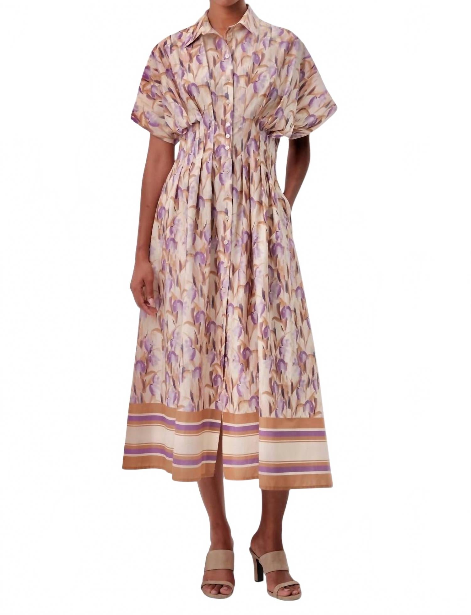 Kenya Printed Maxi Dress In Multicolor