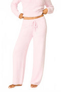 Bundle Up Boucle Pajama Pant In Pink