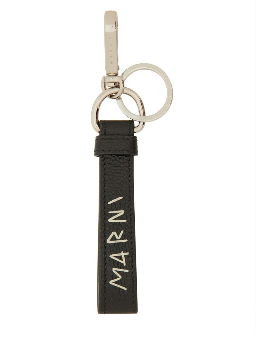 Marni Men Keychain With "Marni Mending" Embroidery
