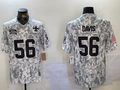 Men's New Orleans Saints Demario Davis #56 Arctic Camo 2024 Salute to Service Limited Jersey1