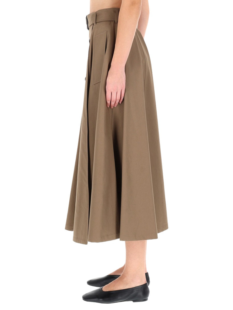 Burberry Women "Brenda" Midi Skirt