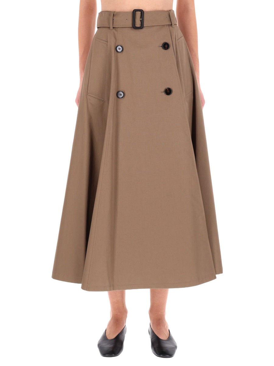 Burberry Women "Brenda" Midi Skirt