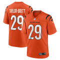 Cincinnati Bengals Cam Taylor-Britt Orange Alternate Game Jersey