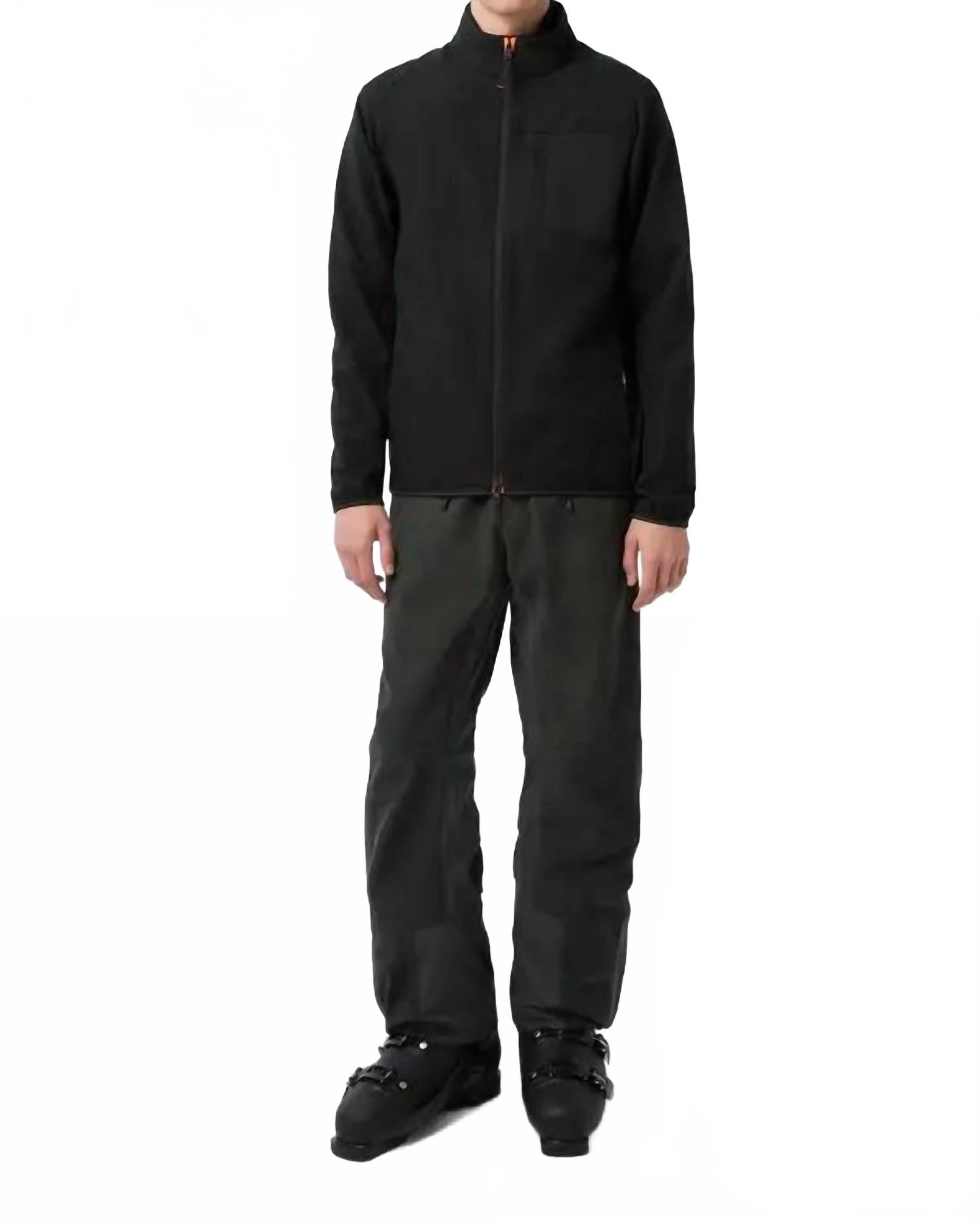 Alvar Mid Layer Jacket In Black