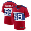 New York Giants Bobby Okereke Century Red Alternate Player Game Jersey