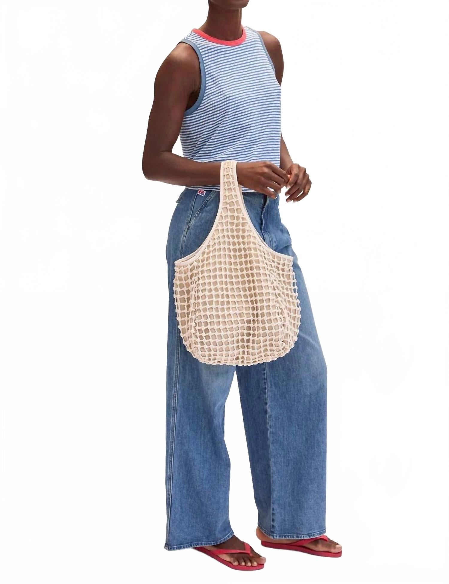 Women's Bando Shoulder Bag In White