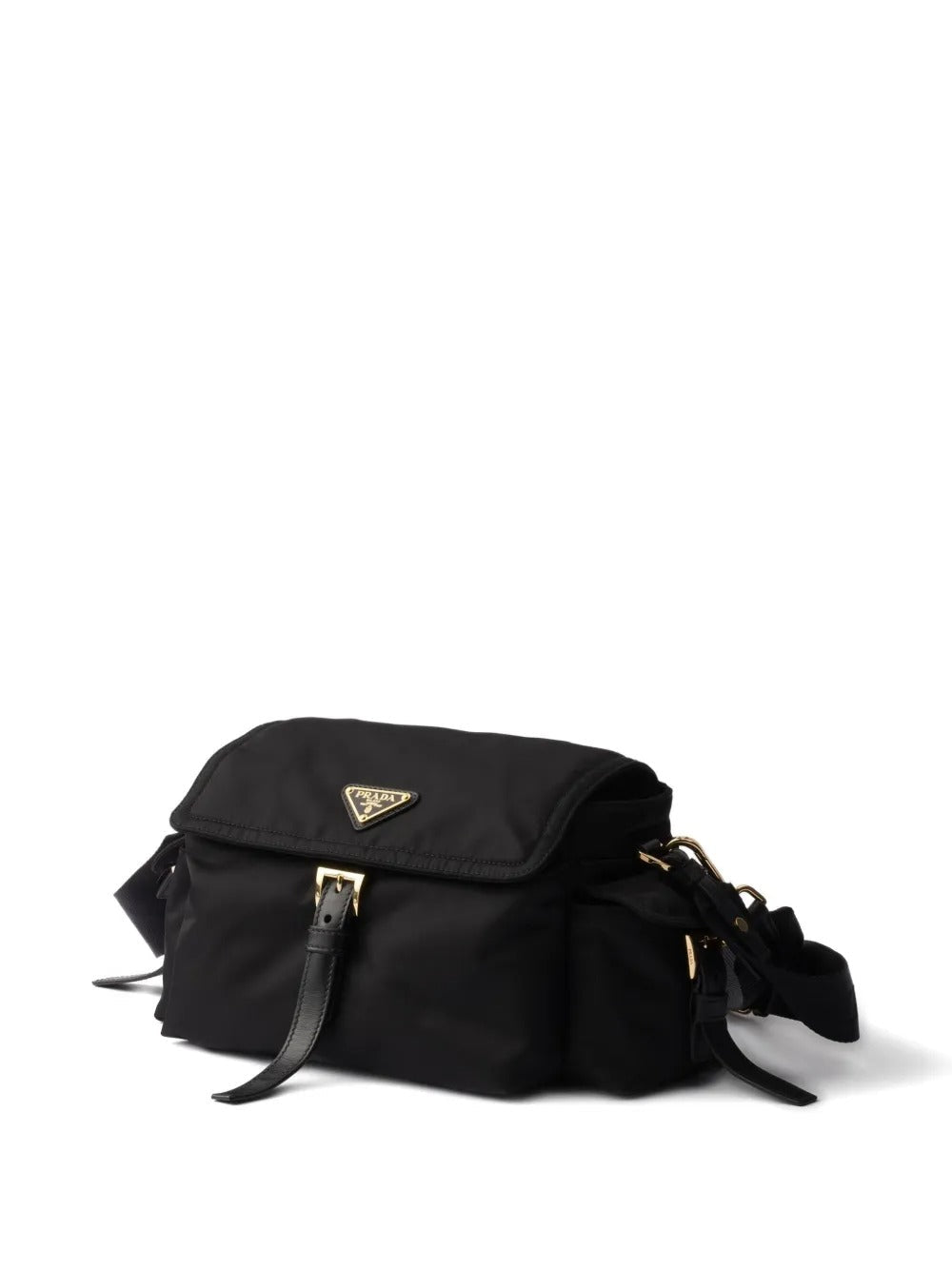 Prada Women Prada Explore Medium Re-Nylon Shoulder Bag With Flap