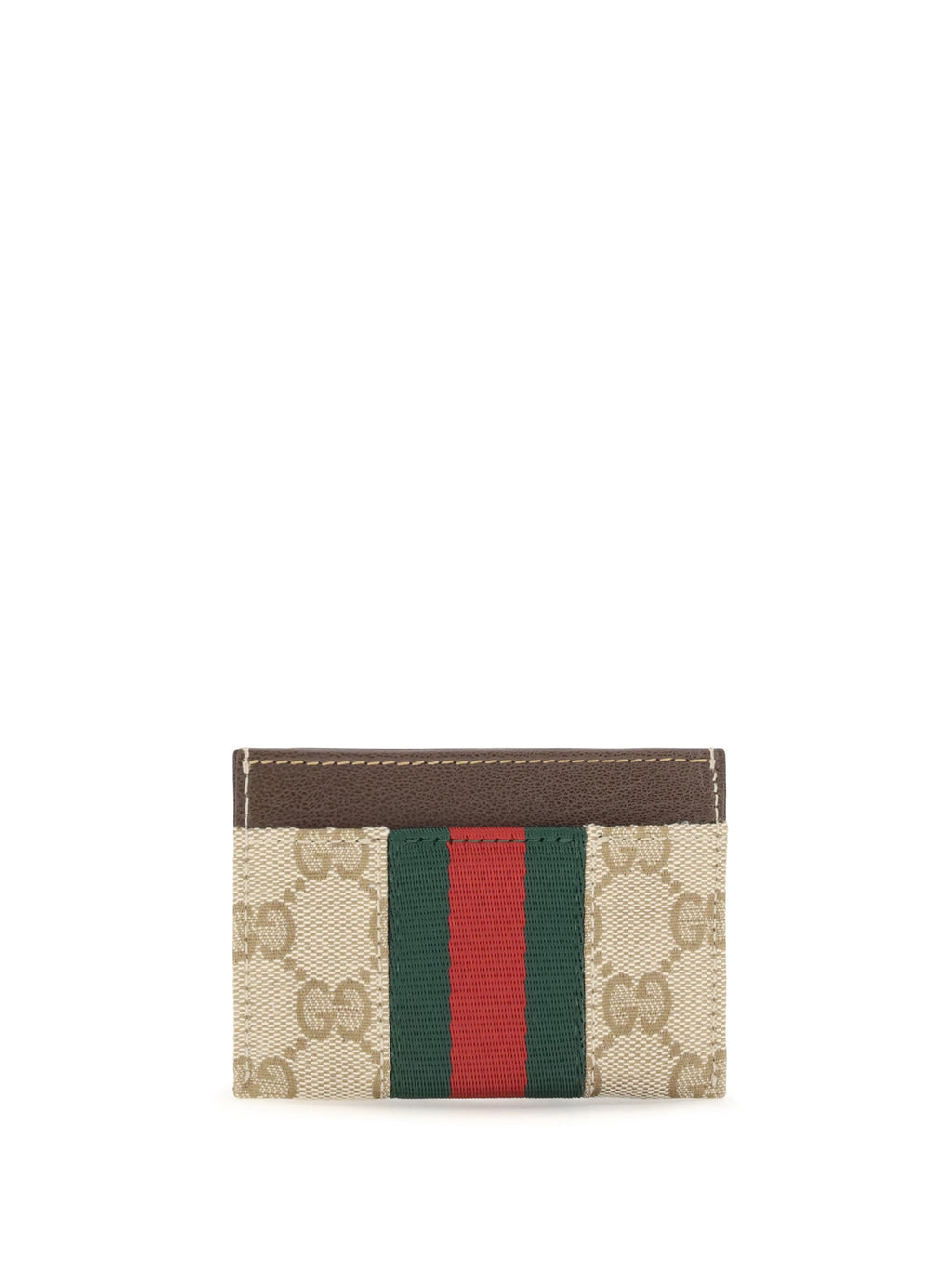 Gucci Women Web Horsebit Card Holder