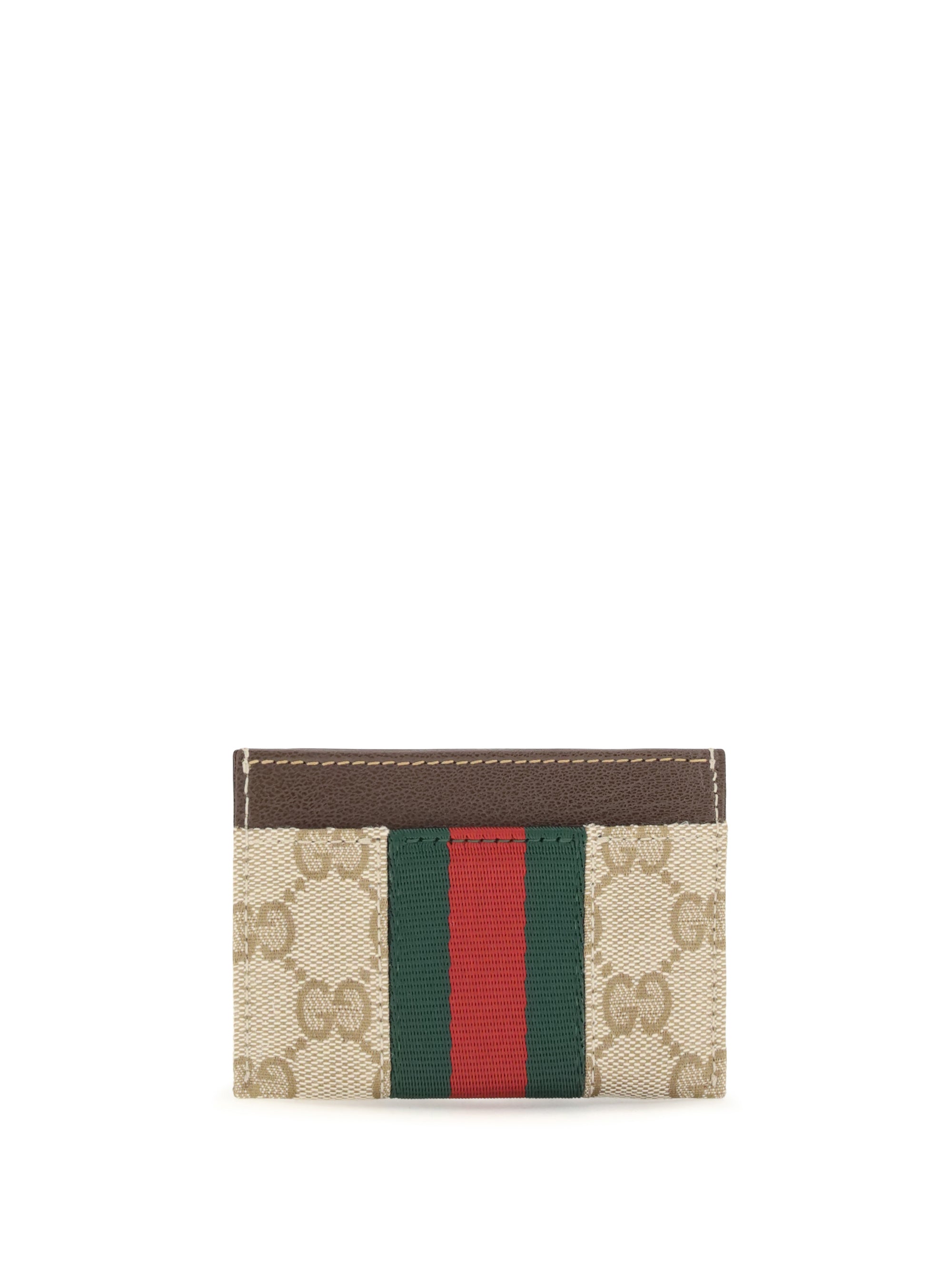 Gucci Women Web Horsebit Card Holder