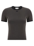 Courreges Women 'Signature Contrast' T-Shirt