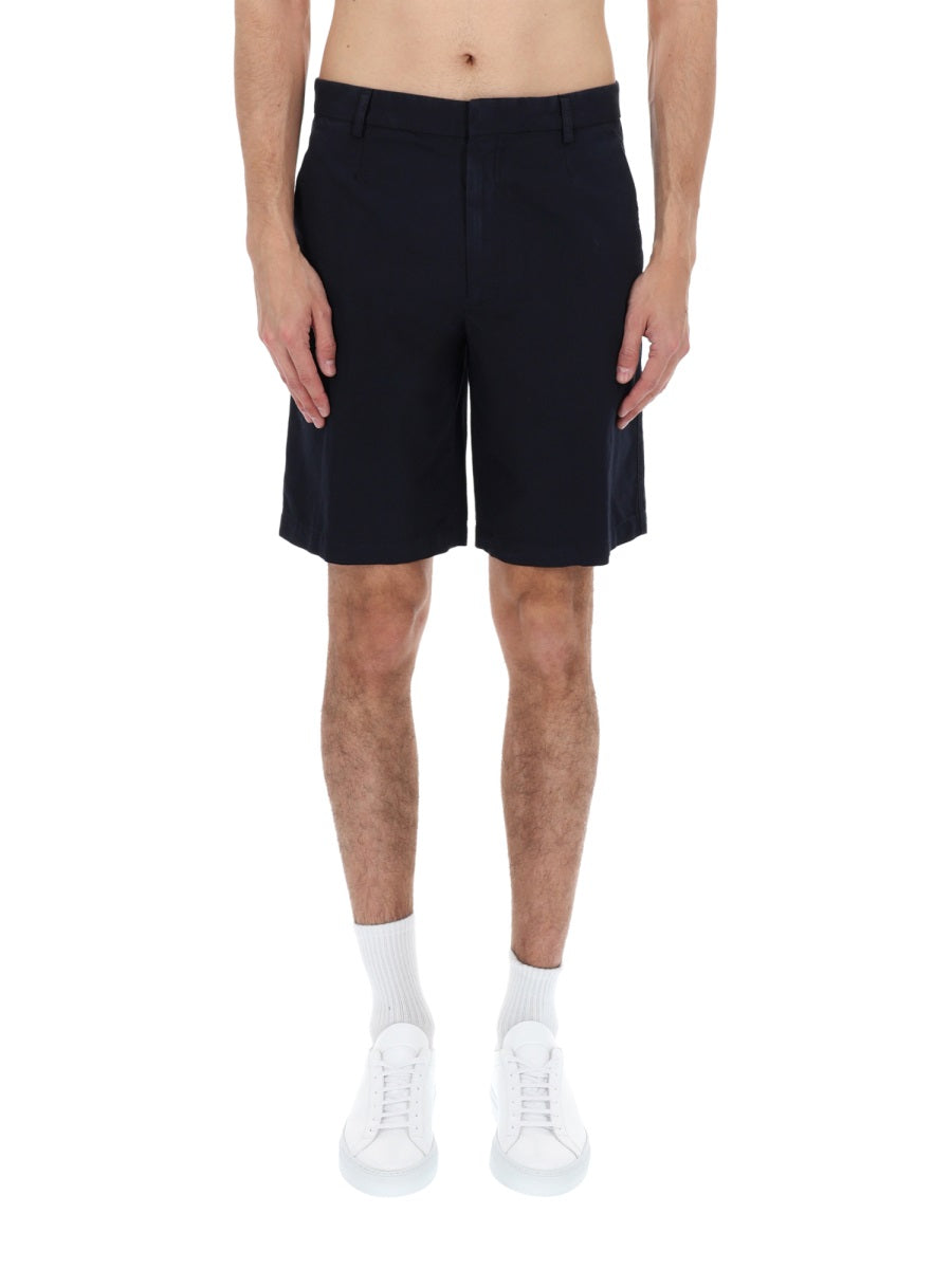 Zegna Men Shorts In Cotone