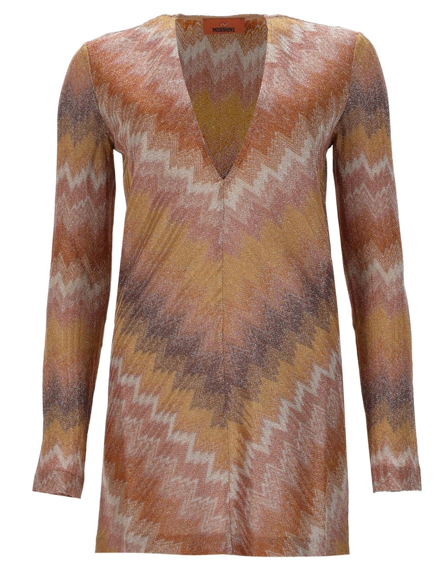 Missoni Women Mini Abito A Maniche Lunghe