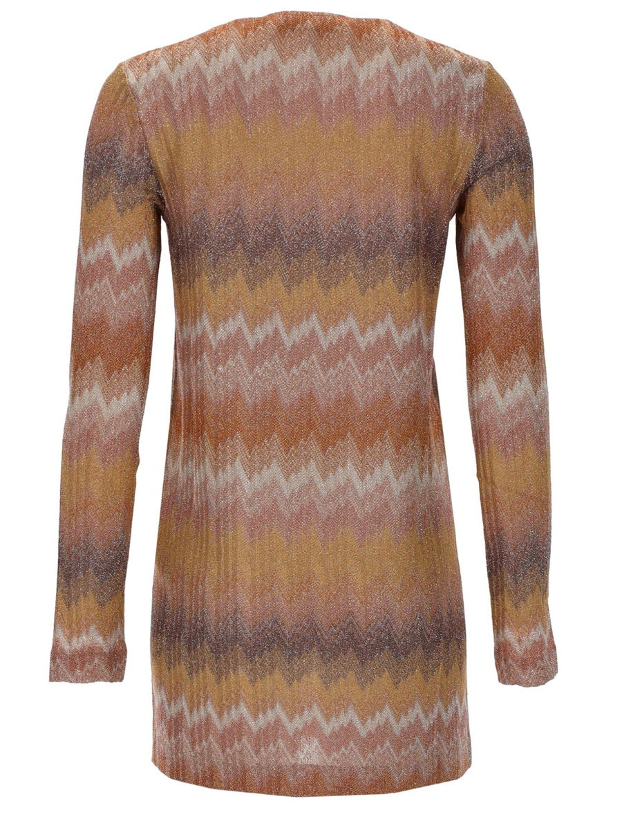 Missoni Women Mini Abito A Maniche Lunghe