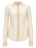 Dries Van Noten Women Camicia In Mesh A Pois