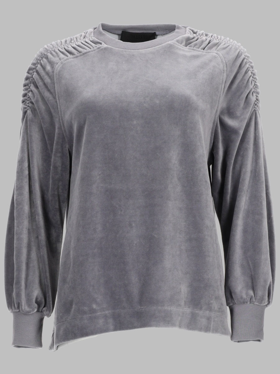 Alberta Ferretti Women Felpa In Ciniglia Di Cotone