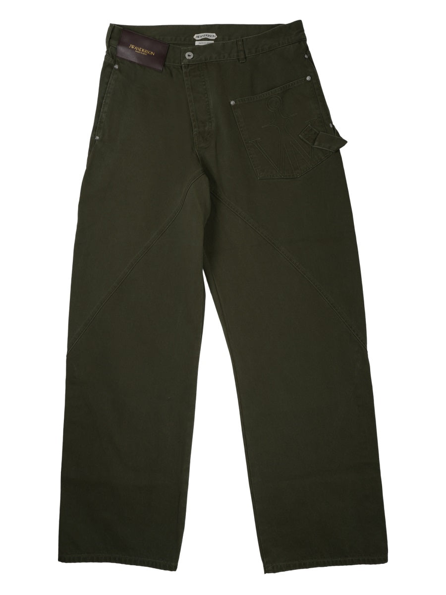Jw Anderson Men Jeans "Twisted Workwear"