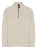Jw Anderson Men Maglia In Lana E Cotone Con Zip