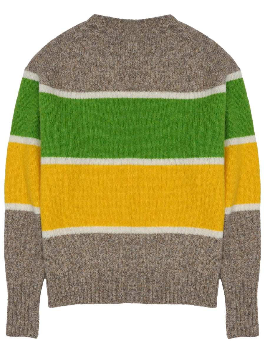 Jw Anderson Men Maglia In Lana A Righe