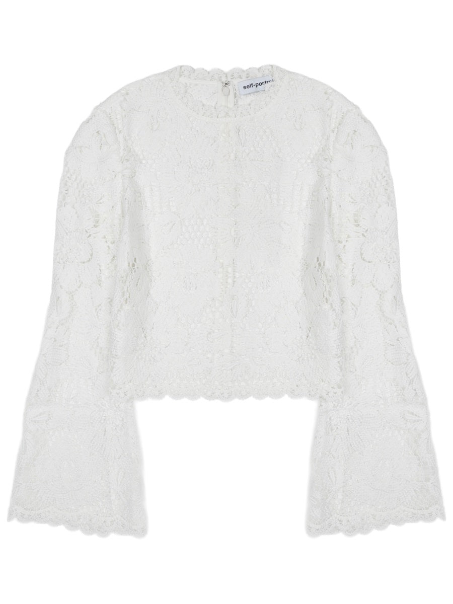 Self-Portrait Women Top In Crochet