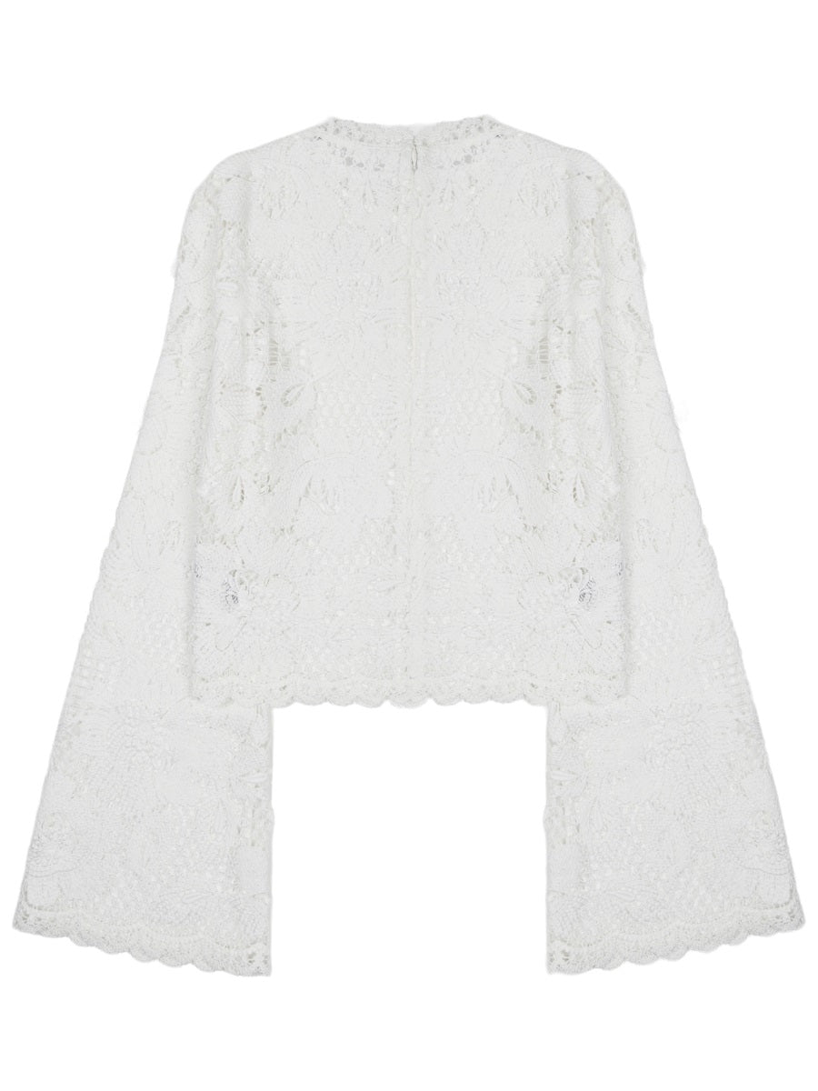 Self-Portrait Women Top In Crochet