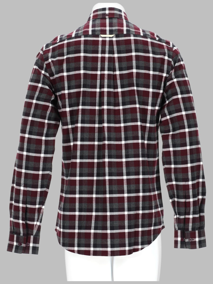 Acne Studios Men Camicia In Cotone A Quadri