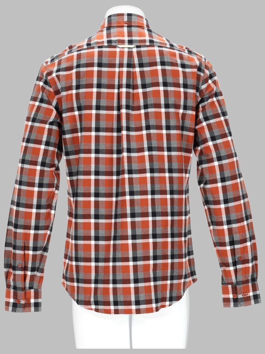 Acne Studios Men Camicia In Cotone A Quadri