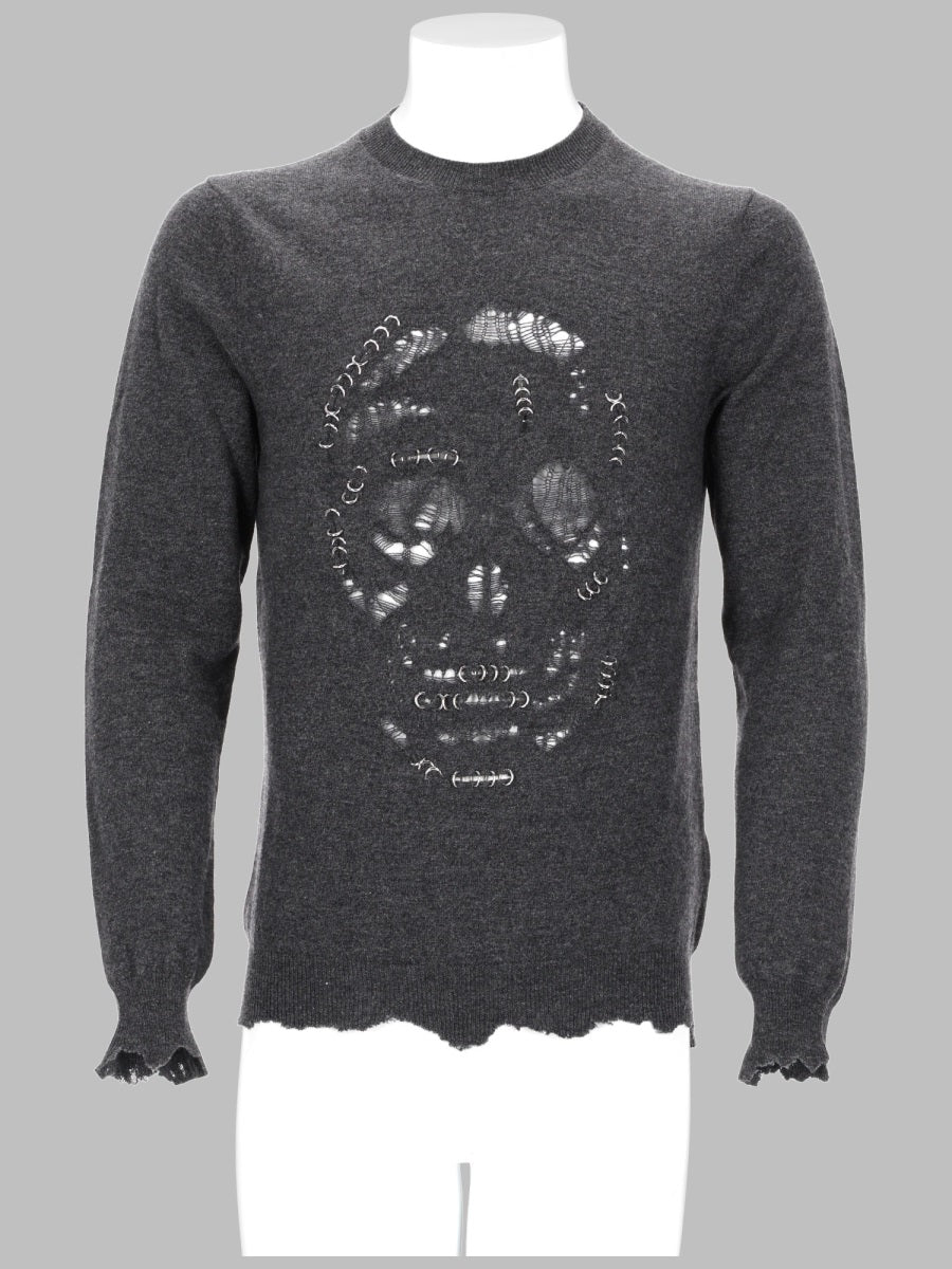 Alexander Mcqueen Men Maglia "Skull Punk Piercing"