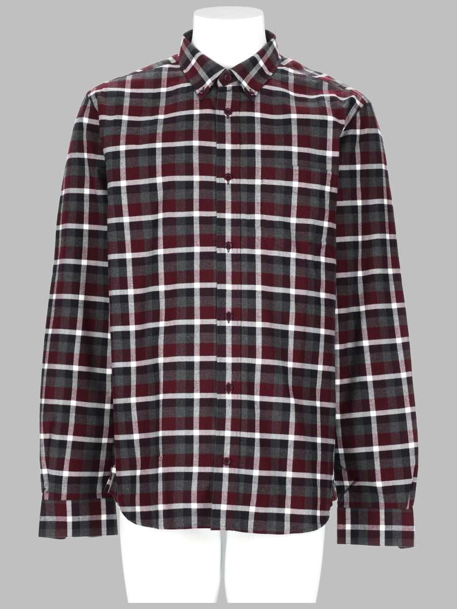 Acne Studios Men Camicia In Cotone A Quadri