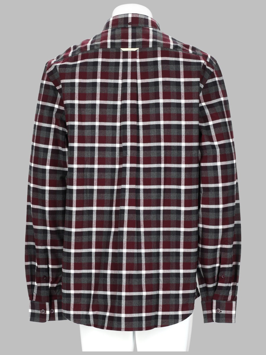 Acne Studios Men Camicia In Cotone A Quadri