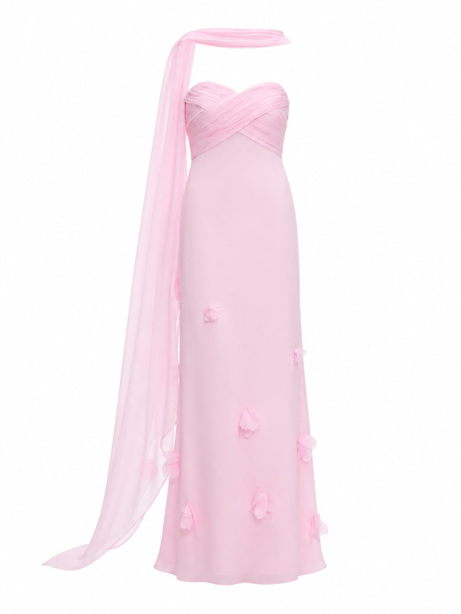 Self-Portrait Women Abito In Georgette Con Foulard
