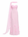 Self-Portrait Women Abito In Georgette Con Foulard