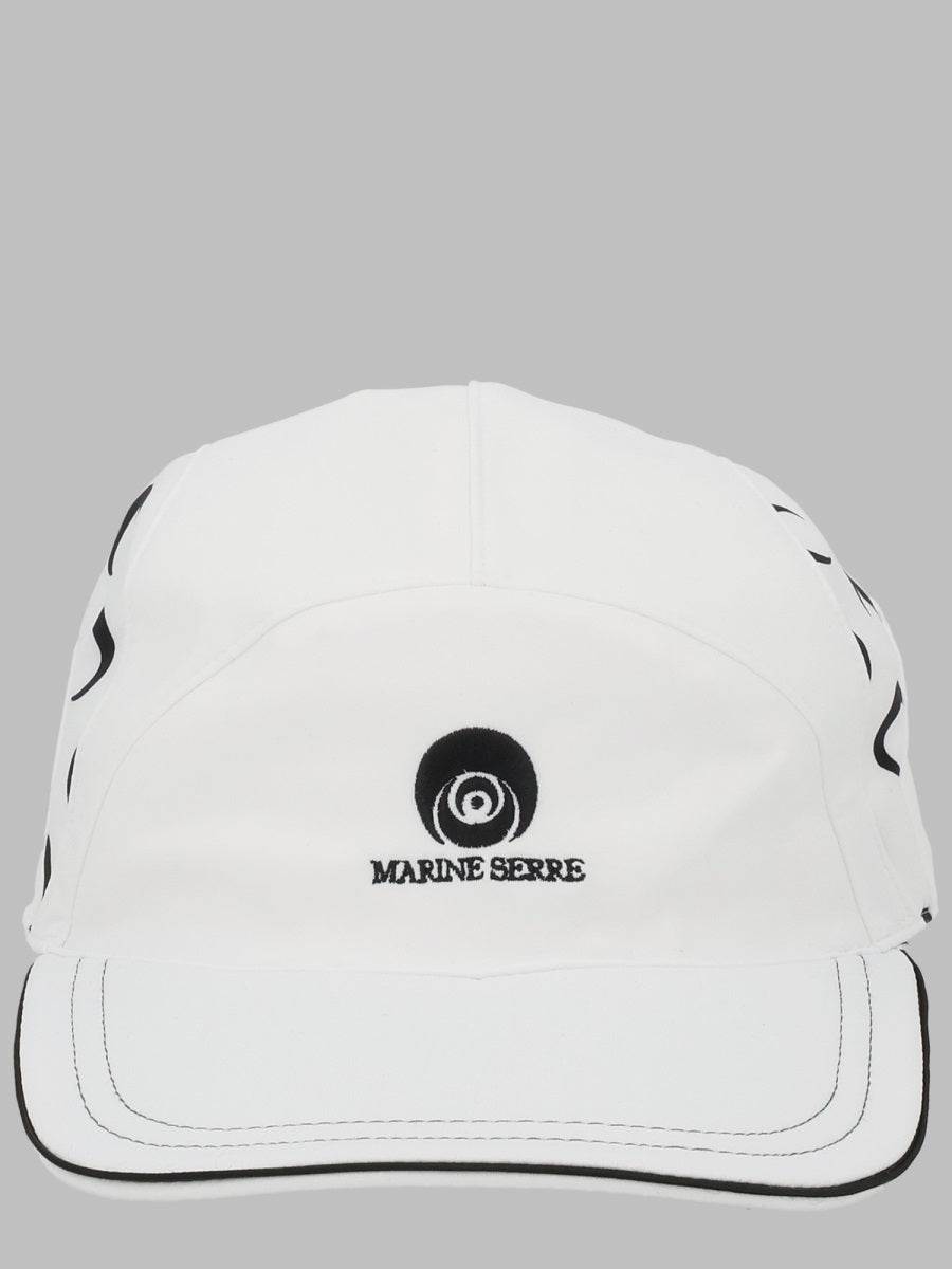 Marine Serre Men Cappello Da Baseball Con Logo