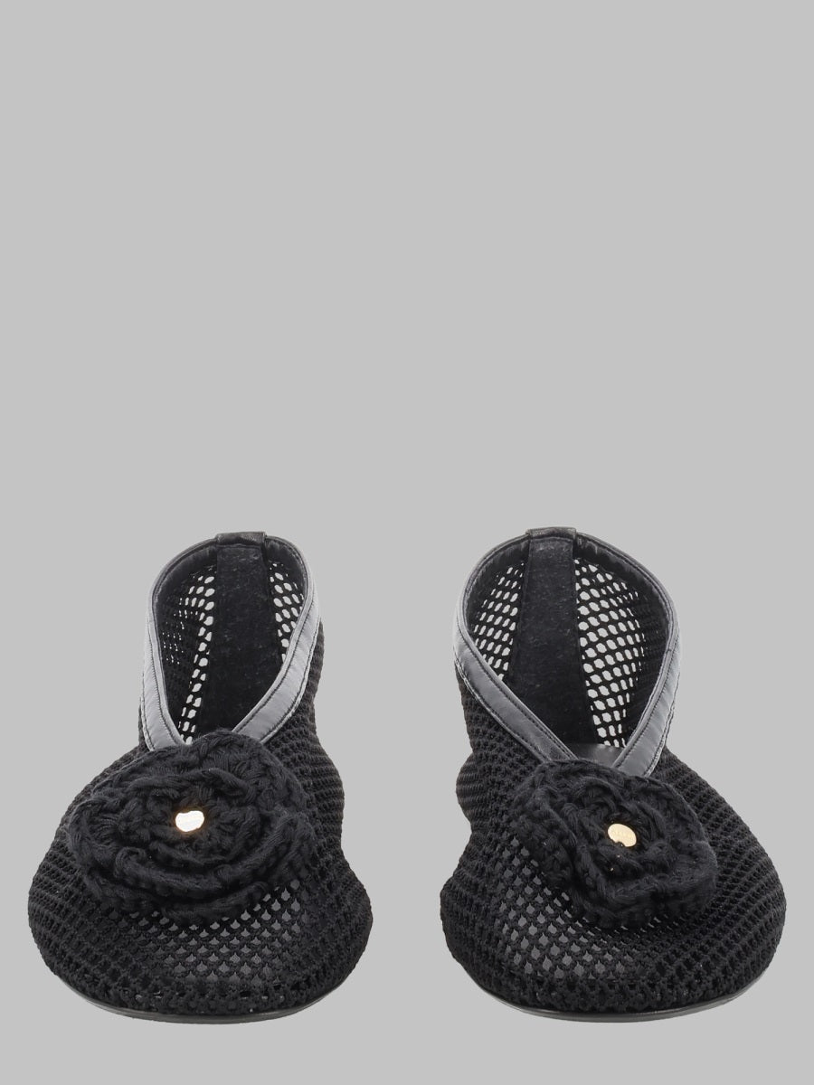 Ganni Women Ballerina "Jenny" In Mesh