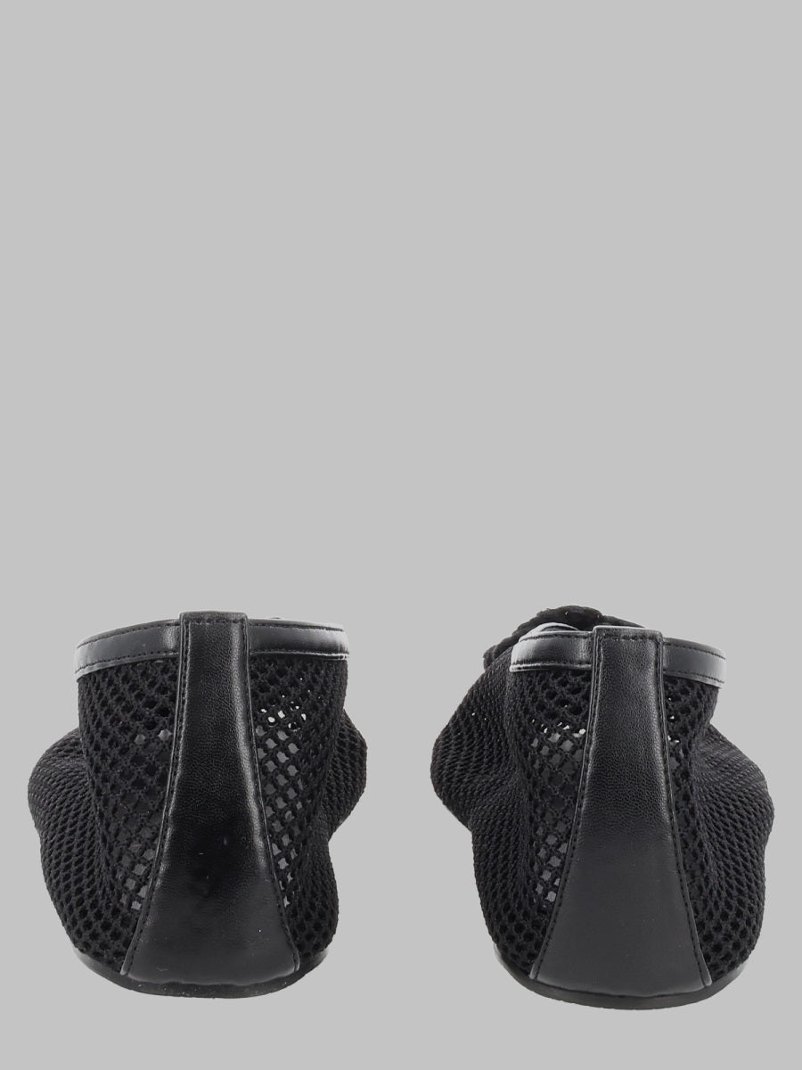 Ganni Women Ballerina "Jenny" In Mesh