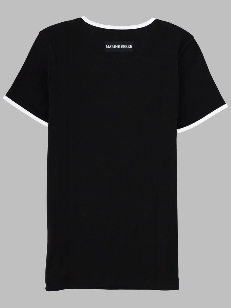Marine Serre Women T-Shirt Con Logo