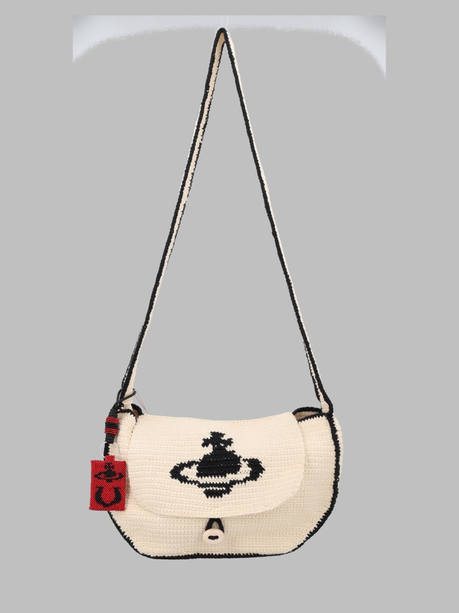 Vivienne Westwood Women Borsa Crochet "Lucky Halfmoon"