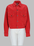 Versace Women Blouson Over In Denim